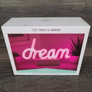 New in Box West and Arrow "DREAM" Neon LED Light-Has Not Been Tested